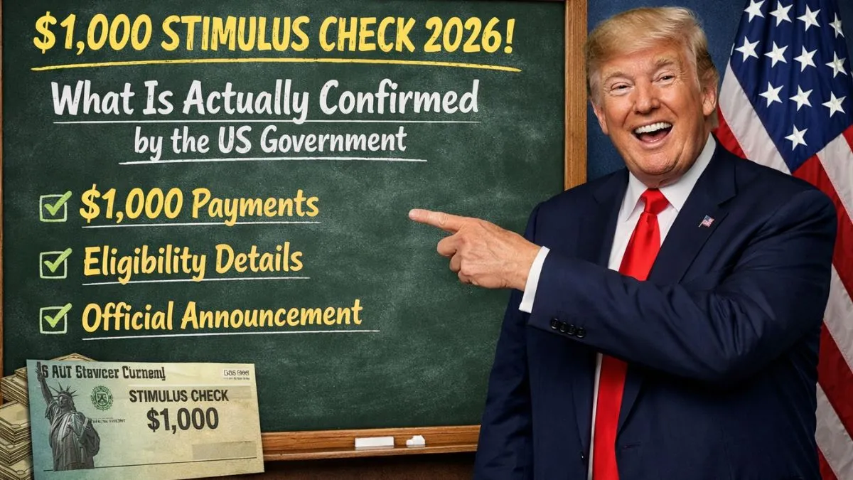 $1,000 Stimulus Check 2026: What Is Actually Confirmed by the US Government