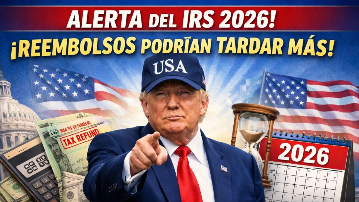 Alerta del IRS 2026: Reembolsos Podrían Tardar Más – Verifica el Estado de Tu Pago Ahora