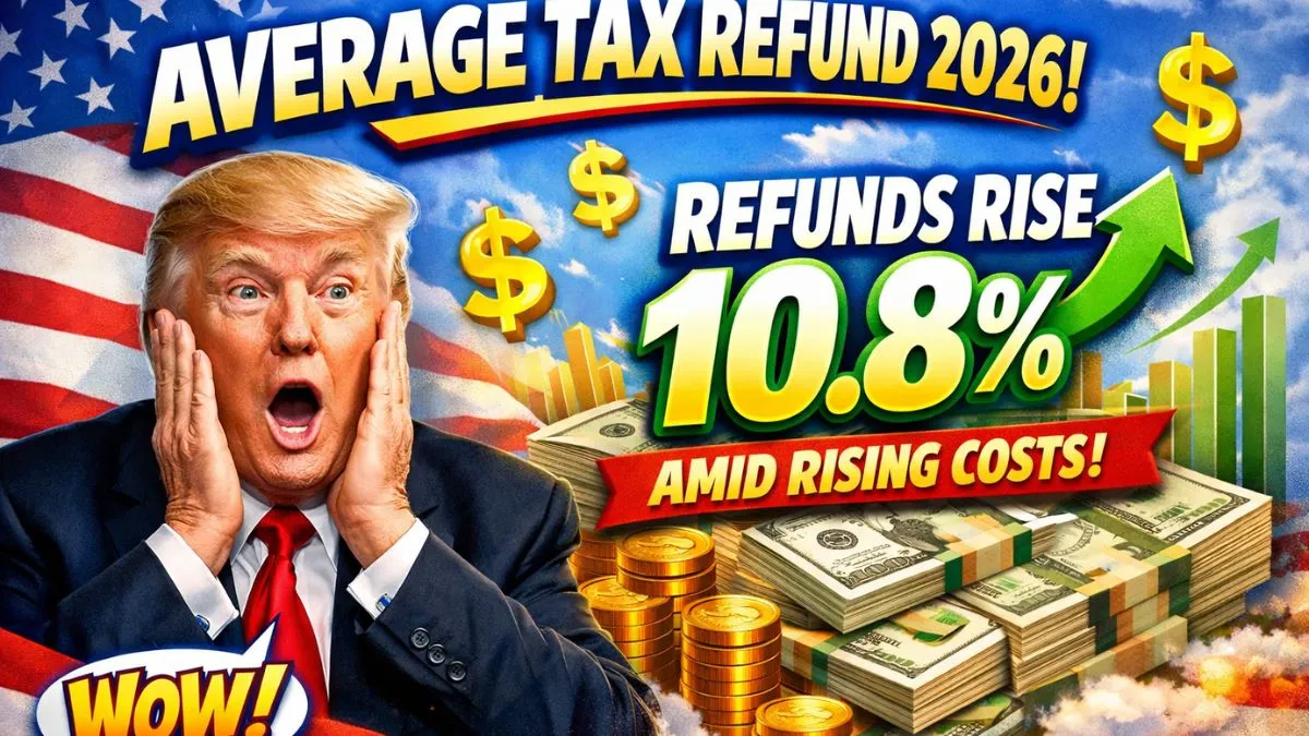Average Tax Refund 2026: Refunds Rise 10.8% Amid Rising Costs