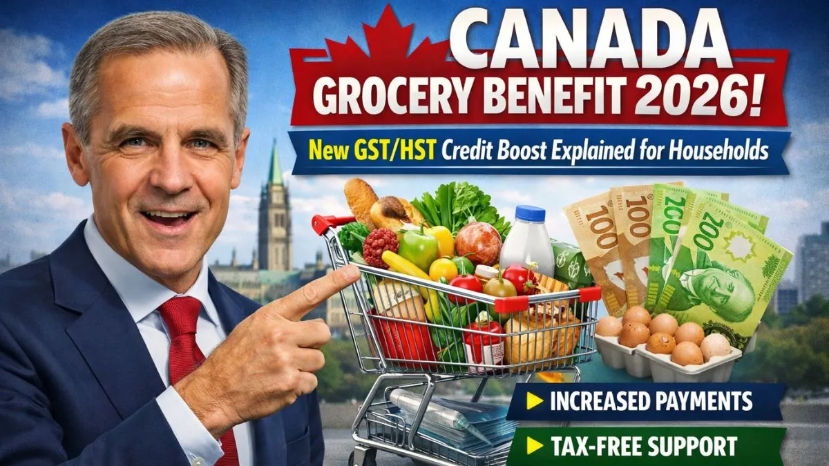 Canada Grocery Benefit 2026: New GST/HST Credit Boost Explained for Households