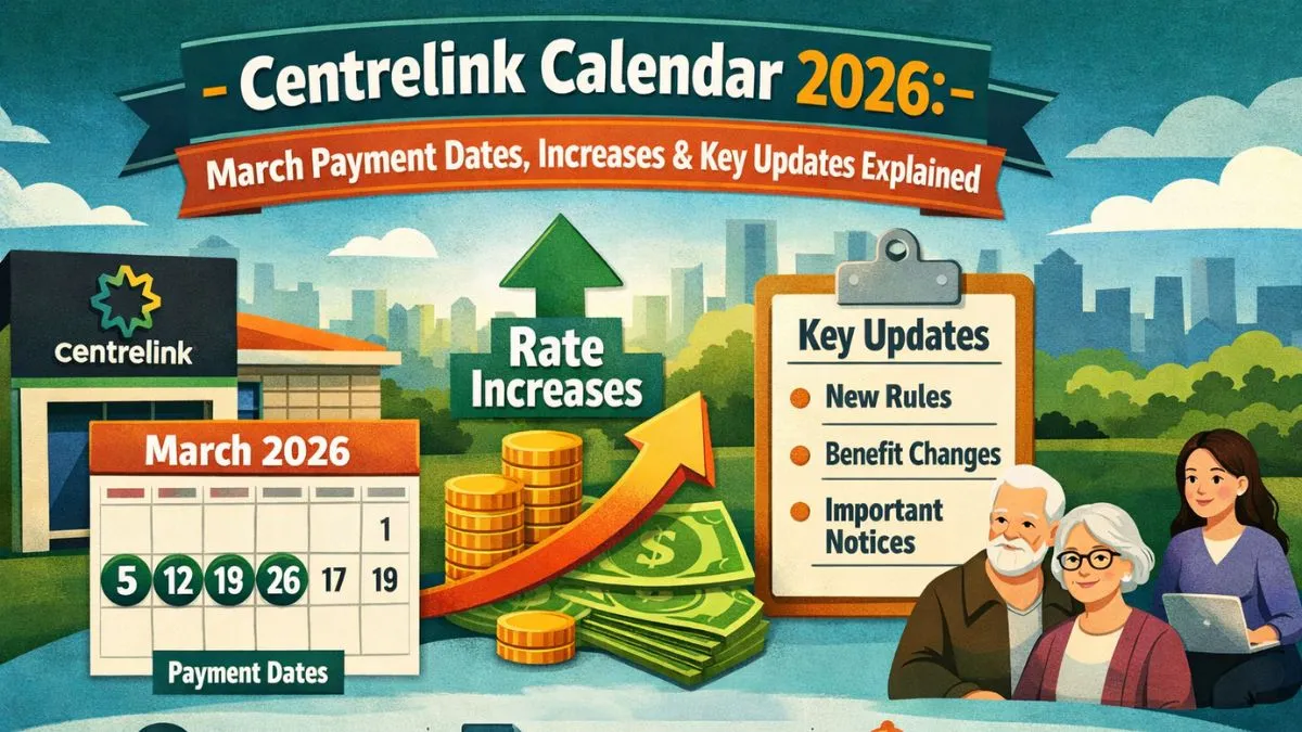 Centrelink Calendar 2026: March Payment Dates, Increases & Key Updates Explained