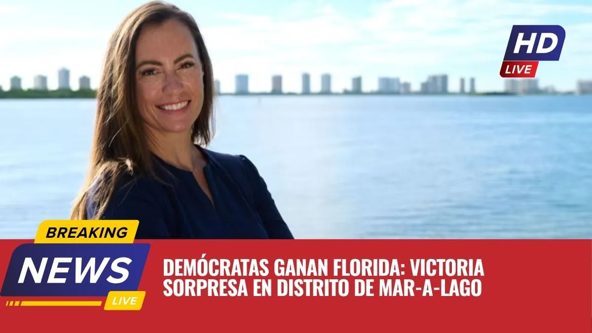 Demócratas ganan Florida: victoria sorpresa en distrito de Mar-a-Lago