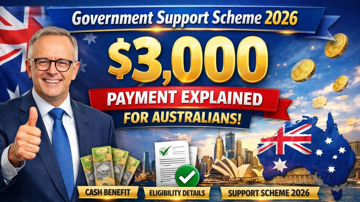 Government Support Scheme 2026: $3,000 Payment Explained for Australians