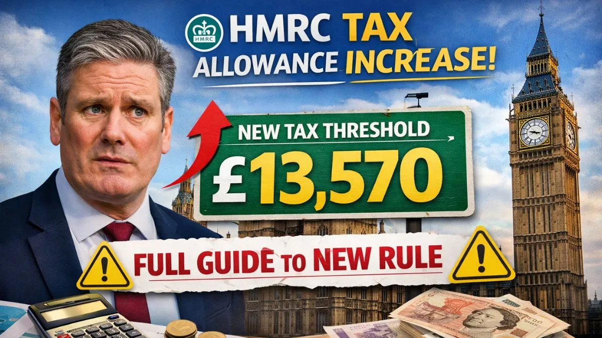 HMRC Tax Allowance Increase to £13,570 – Full Guide to New Rule