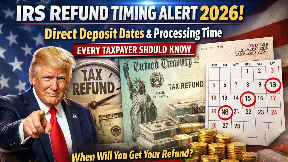 IRS Refund Timing Alert 2026: Direct Deposit Dates and Processing Time Every Taxpayer Should Know