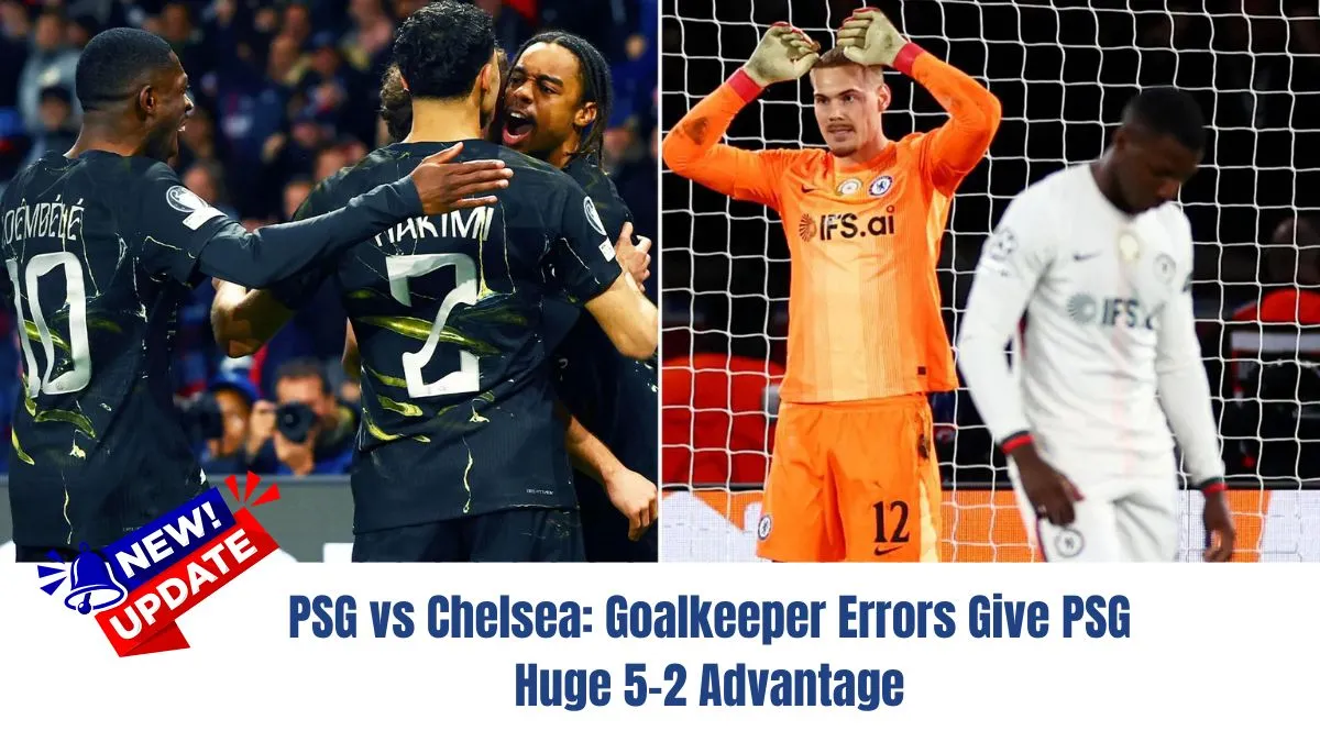 PSG vs Chelsea: Goalkeeper Errors Give PSG Huge 5-2 Advantage