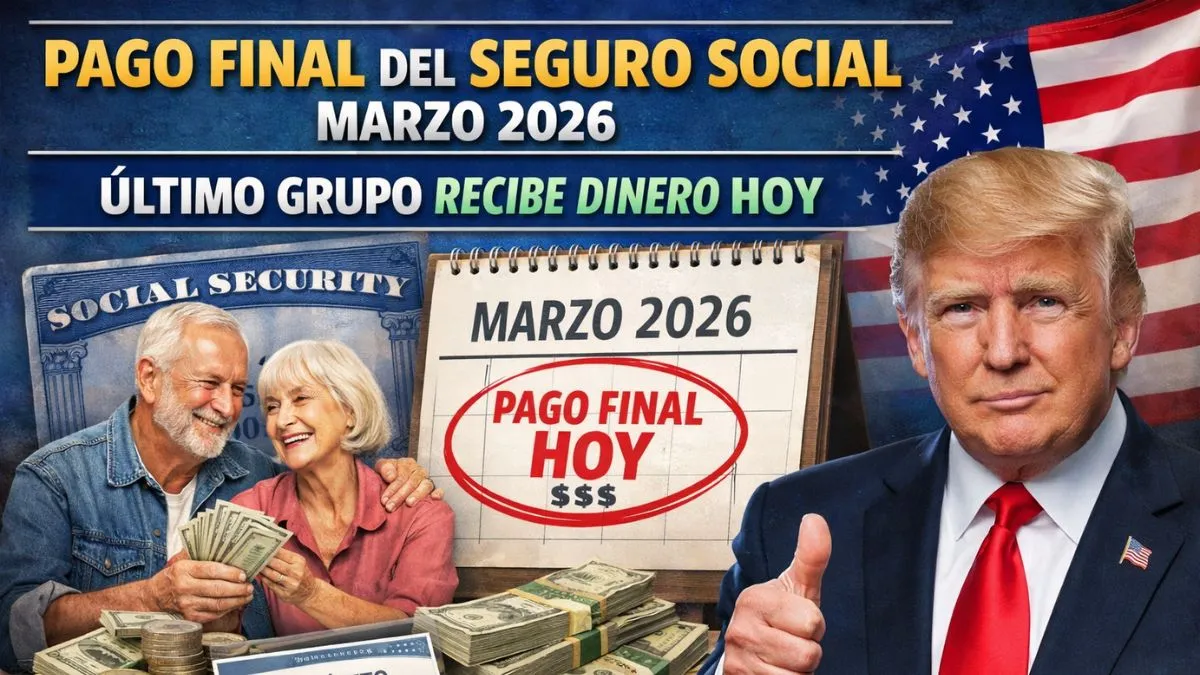 Pago Final del Seguro Social Marzo 2026: Último Grupo Recibe Dinero Hoy