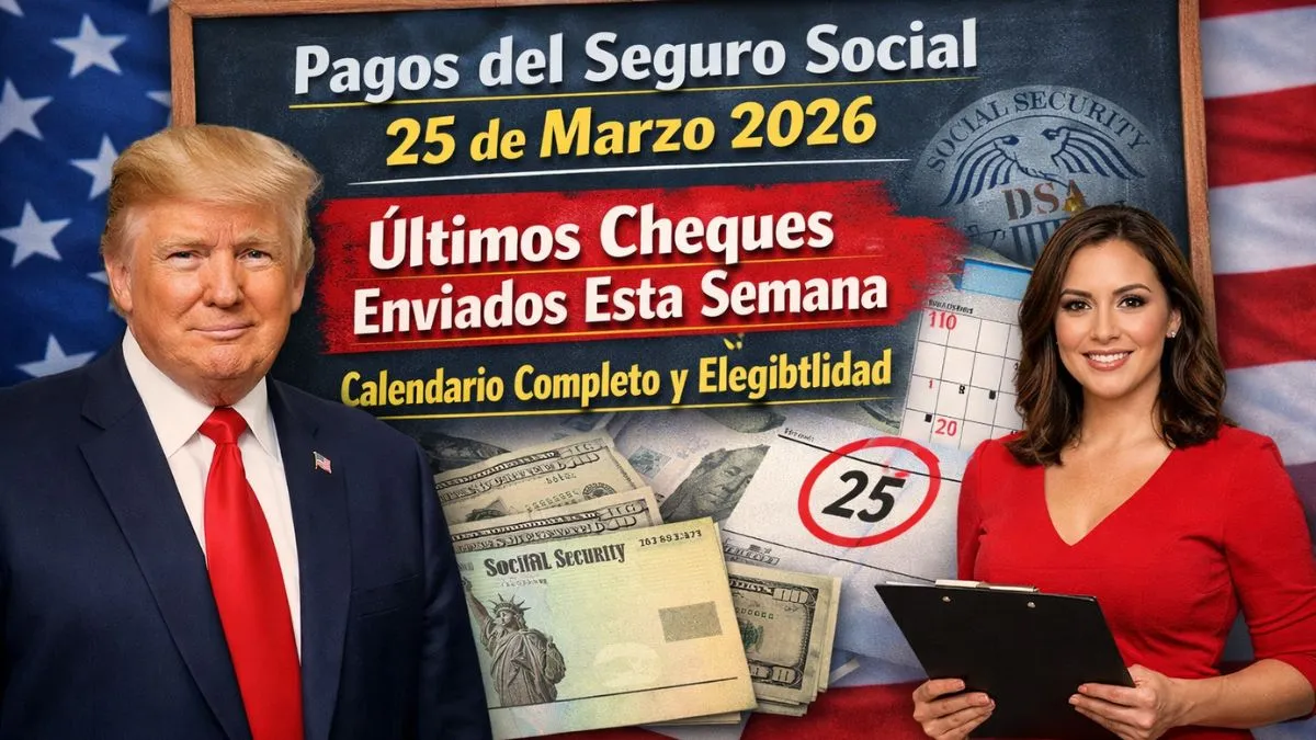 Pagos del Seguro Social 25 de Marzo 2026: Últimos Cheques Enviados Esta Semana – Calendario Completo y Elegibilidad