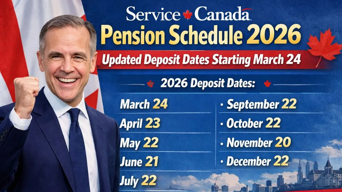 Service Canada Pension Schedule 2026: Updated Deposit Dates Starting March 24