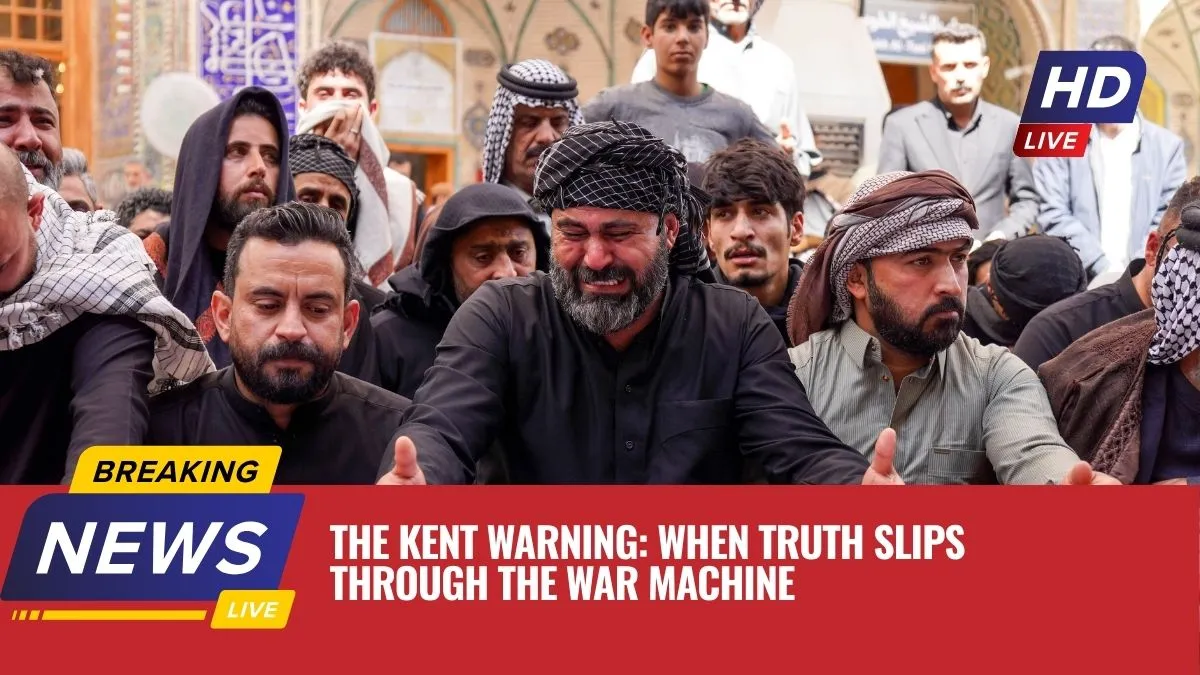 The Kent Warning: When Truth Slips Through the War Machine