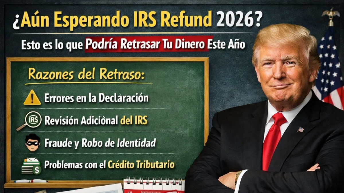 ¿Aún Esperando IRS Refund 2026? Esto es lo que Podría Retrasar Tu Dinero Este Año